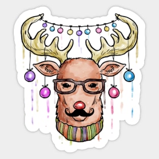 Mr. Raindeer Sticker